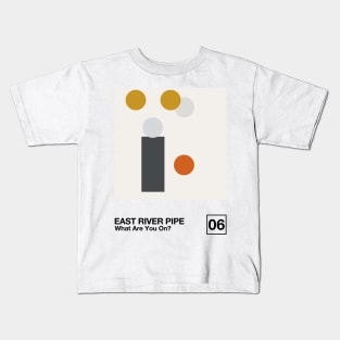 East River Pipe / Minimalist Graphic Artwork Poster Design Kids T-Shirt